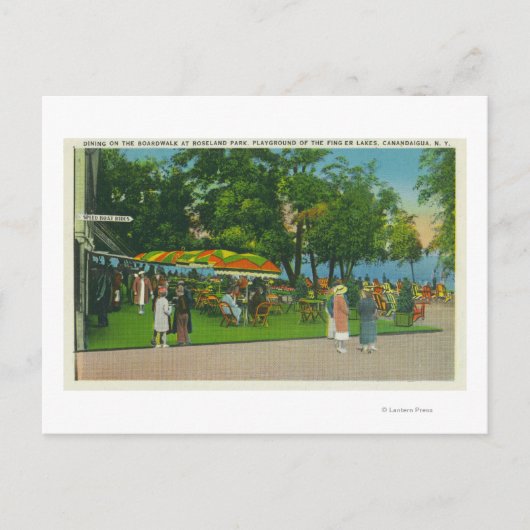 Het graven op de stoep van Roseland Park Scene Briefkaart (Voorkant)