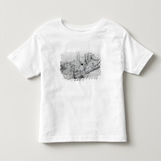 Het graven van een put in Lower Bedford Place, Lon Kinder Shirts (Voorkant)