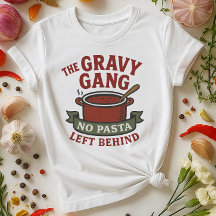 Het Gravy Gang Shirt | Geen pasta achtergelaten gr