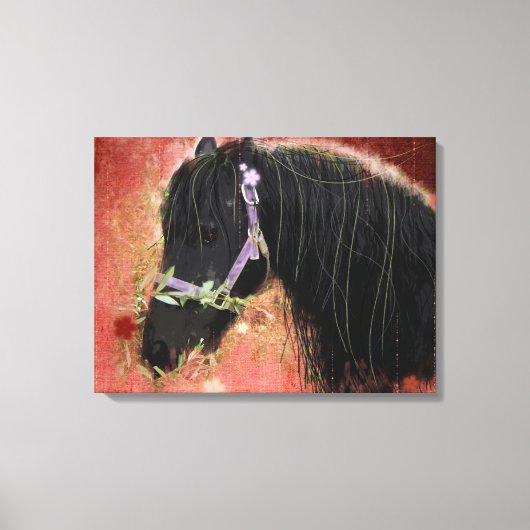 Het grazen in de gebieden - Verpakt Canvas Afdruk (Voorkant)