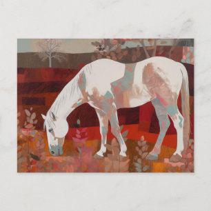 Het grazende paard briefkaart