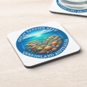 Het Great Barrier Reef in Queensland, Australië Bier Onderzetter (Linkerzijde)