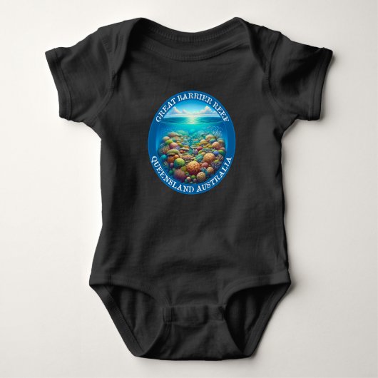 Het Great Barrier Reef in Queensland, Australië Romper (Voorkant)
