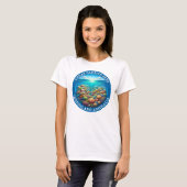 Het Great Barrier Reef in Queensland, Australië T-shirt (Voorkant volledig)