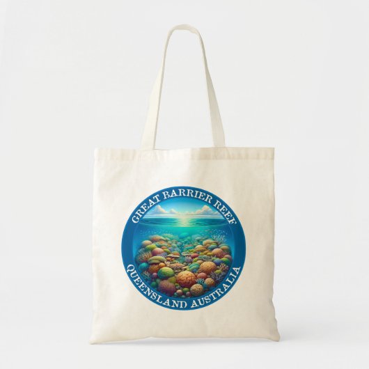 Het Great Barrier Reef in Queensland, Australië Tote Bag (Voorkant)