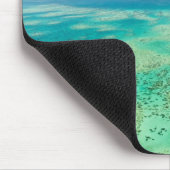 Het Great Barrier Reef, luchtfoto van Green 2 Muismat (Hoek)