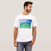 Het Great Barrier Reef, luchtschip uitzicht van Gr T-shirt (Voorkant volledig)