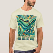Het Great Barrier Reef Retro Dive T-shirt (Voorkant)