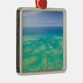 Het Great Barrier Reef, uitzicht van Groen vanuit  Metalen Ornament (Rechts)