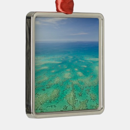 Het Great Barrier Reef, uitzicht van Groen vanuit  Metalen Ornament (Rechts)