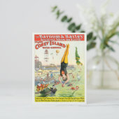 Het Great Coney Island Water Carnaval Briefkaart (Staand voorkant)