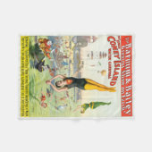 Het Great Coney Island Water Carnaval Fleece Deken (Voorkant (Horizontaal))