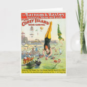 Het Great Coney Island Water Carnaval Kaart (Voorkant)