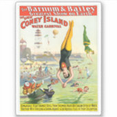 Het Great Coney Island Water Carnaval Sticker (Voorkant)