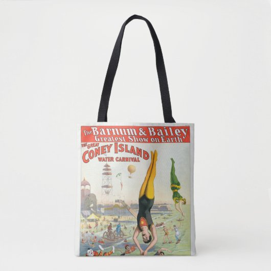 Het Great Coney Island Water Carnaval Tote Bag (Voorkant)