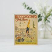 Het Great Coney Island Water Carnival Poster Briefkaart (Staand voorkant)