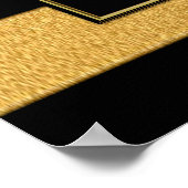 Het Great Gatsby Guest Book Wedding Sign Poster (Hoek)