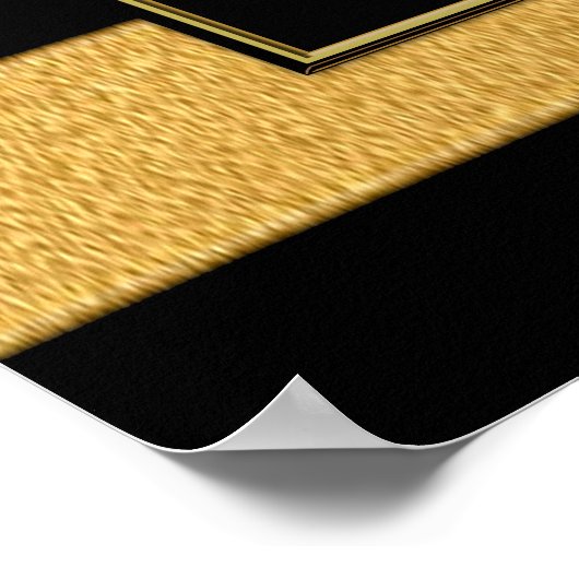 Het Great Gatsby Guest Book Wedding Sign Poster (Hoek)