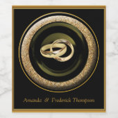 Het Great Gatsby Inspiration Bottle Label Wijn Etiket (Enkel label)