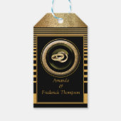 Het Great Gatsby Inspiration Gift Label Cadeaulabel (Voorkant)