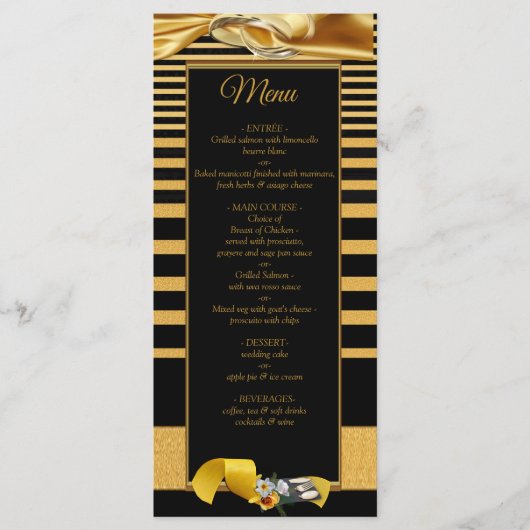 Het Great Gatsby Inspiration Menu (Voorkant)