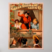 Het Great Gotham Stock Co. Theater Poster (Voorkant)