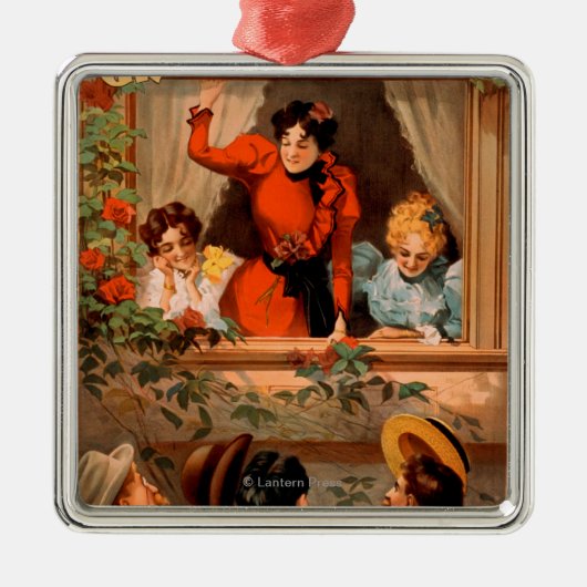 Het Great Gotham Stock Co. Theater Poster Metalen Ornament (Voorkant)