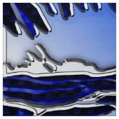 Het Great Hokusai Wave Blue Decor Stof (Swatch)