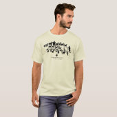 Het Great Hunt Petroglyph-paneel T-shirt (Voorkant volledig)