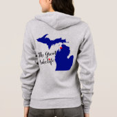 Het Great LakeLife Michigan steekt de hoodie op (Achterkant)