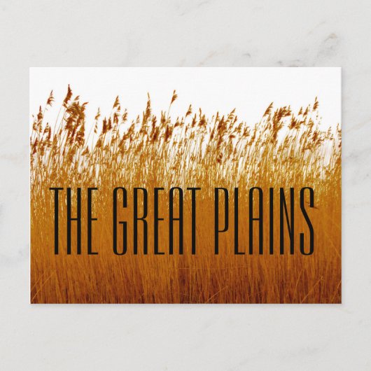 Het Great Plains Briefkaart (Voorkant)