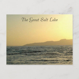 Het Great Salt Lake Briefkaart