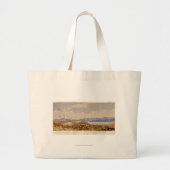 Het Great Salt Lake, Utah Grote Tote Bag (Voorkant)