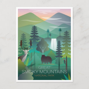 Het Great Smoky Mountains National Park Briefkaart
