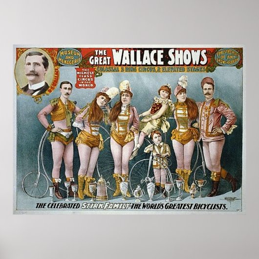 Het Great Wallace Show Circus Poster (Voorkant)