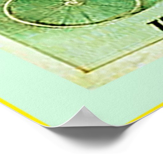 Het Great Wallace-Show ~ Circus-Poster Poster (Hoek)