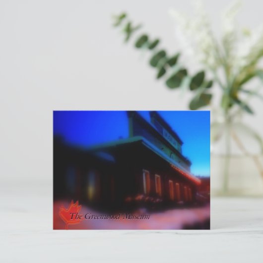 Het Greenwood Museum Briefkaart (Staand voorkant)