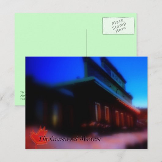Het Greenwood Museum Briefkaart (Voorkant / Achterkant)