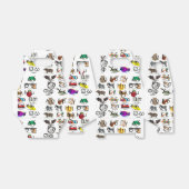 Het Griekse alfabet schrijft woorden en Afbeelding Bedankdoosjes (Uitgevouwen)