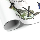 Het Griekse alfabet schrijft woorden en Afbeelding Cadeaupapier (Rol Hoek)