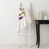 Het Griekse alfabet schrijft woorden en Afbeelding Sherpa Deken (In situ)