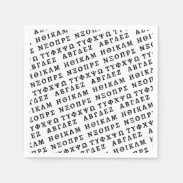 Het Griekse Alfabet Servet