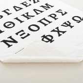 Het Griekse alfabet Sherpa Deken (3/4)