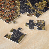Het Griekse Chi Rho Byzantijnse mozaïek icoon Legpuzzel (Zijkant)