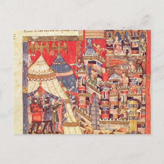 Het Griekse Kamp en de Stad van Troy Briefkaart (Voorkant)