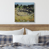 Het Griekse theater Canvas Afdruk (Insitu (Slaapkamer))