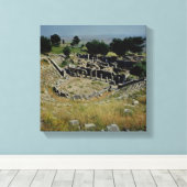 Het Griekse theater Canvas Afdruk (Insitu (Houten vloer))