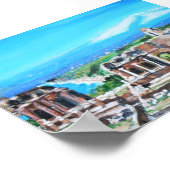 Het Griekse theater op Sicilië - Poster (Hoek)