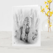 Het Griekse Wenskaart van de Centaur van Hylonome Kaart (Gele Bloem)