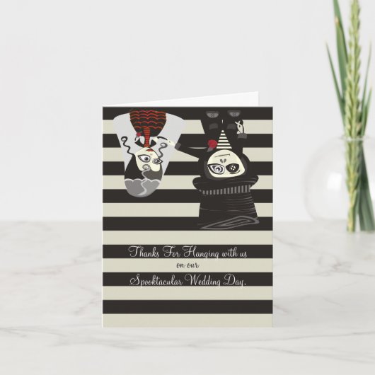 Het griezelige Bedankt van het Huwelijk (Voorkant)